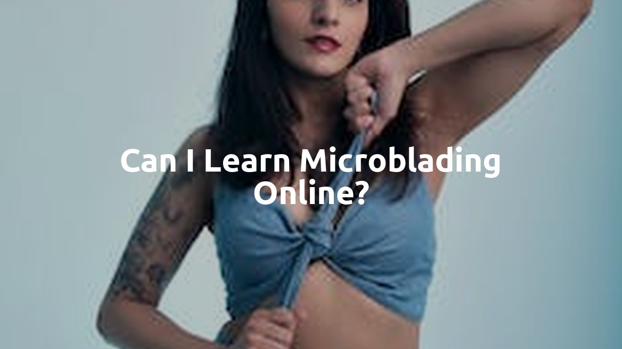 Can I learn microblading online?