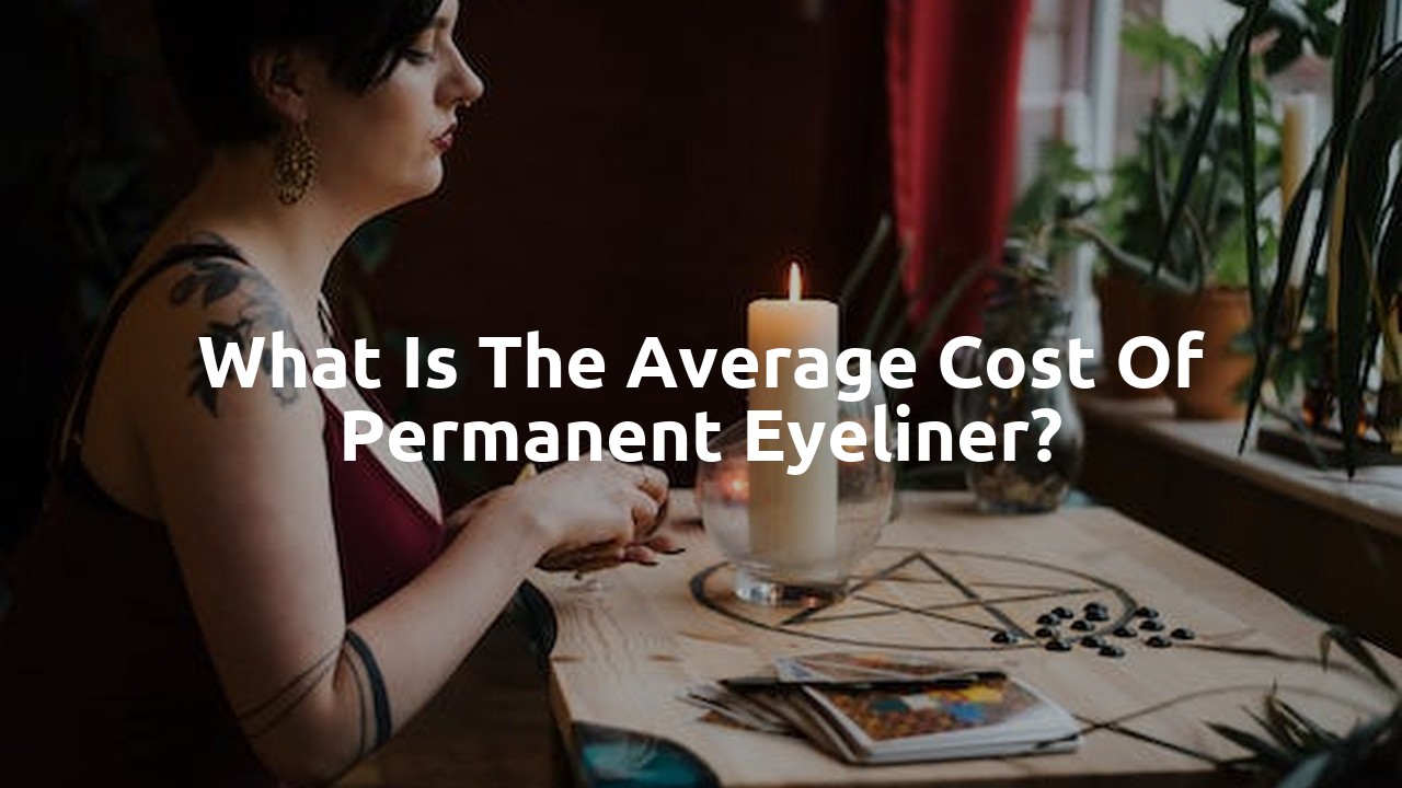 What is the average cost of permanent eyeliner?