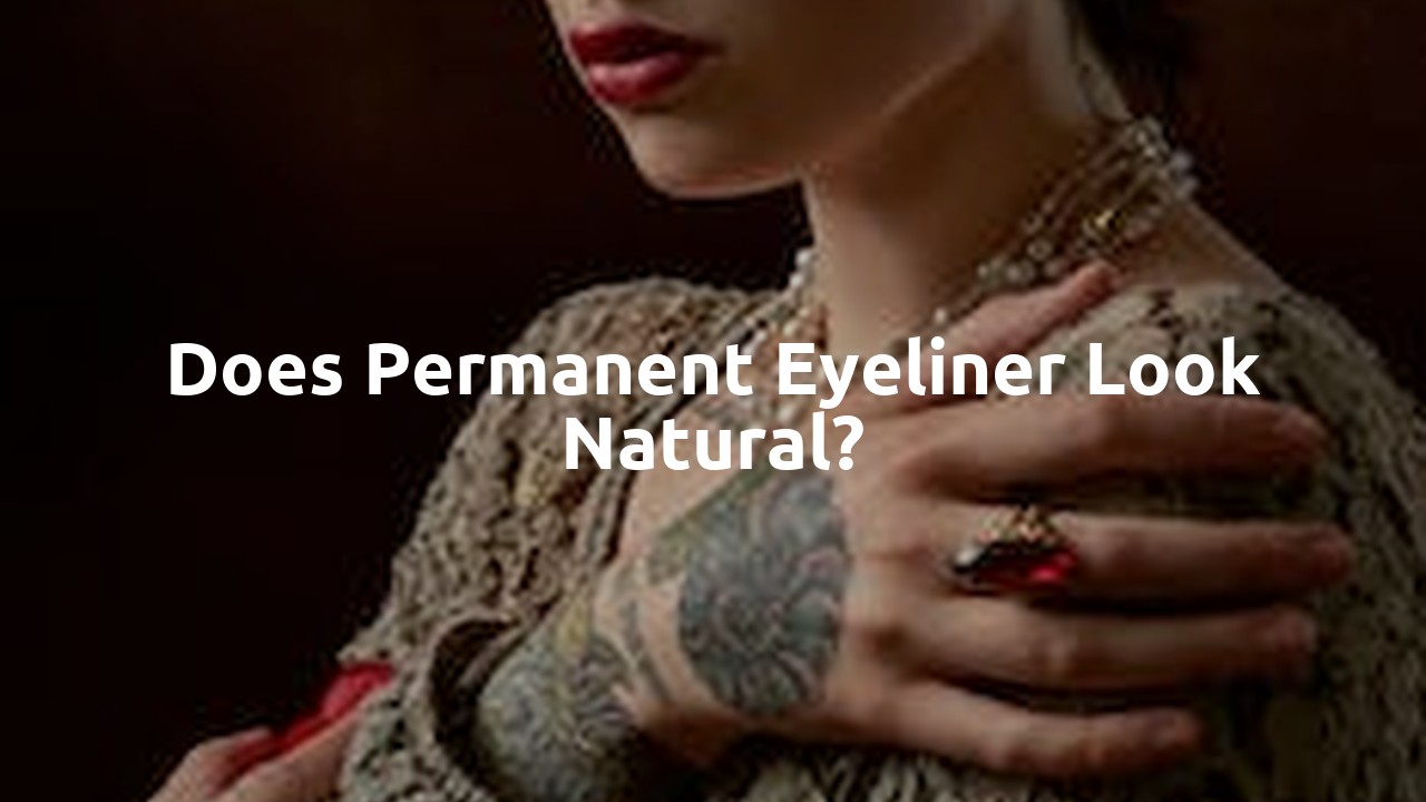 Does permanent eyeliner look natural?