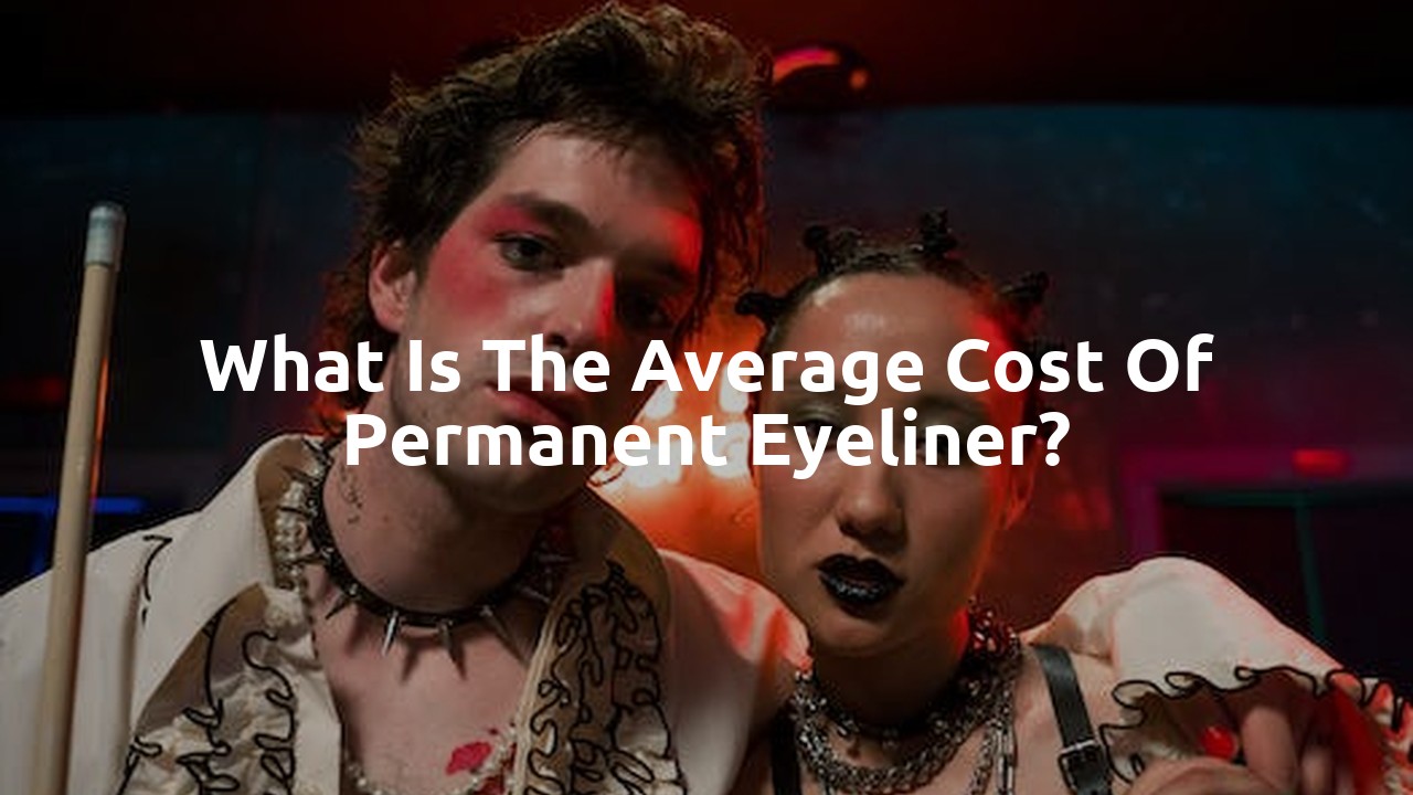 What is the average cost of permanent eyeliner?